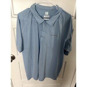 Men's Blue Columbia Polo Size XL